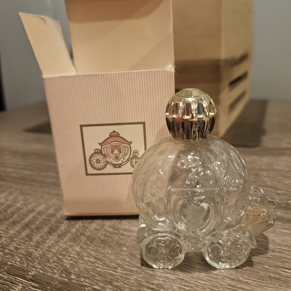 Vintage Avon Magic Pumpkin Coach perfume bottle.